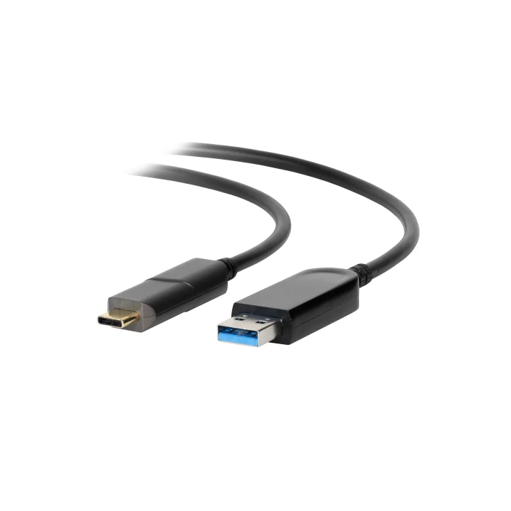 Cordon fibre optique active USB 3.0 A vers C - 15m Vaddio
