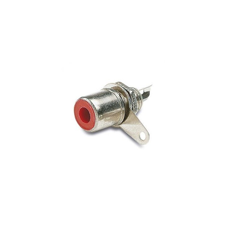 Fiche RCA châssis rouge Keen connect