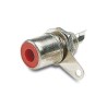 Fiche RCA châssis rouge Keen connect