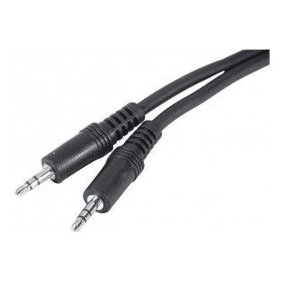 Cordon 3.5 stéréo mâle à 3.5 stéréo mâle - 5m - blister Keen connect