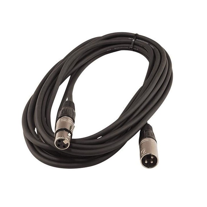 Cordon HP 2 x 1.5² XLR 3 Broches male / femelle 5m. Keen connect