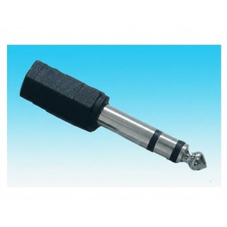 Adaptateur 6.35 stéréo mâle / 2 x 3.5 stéréo femelle Keen connect