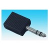 Adaptateur 6.35 stéréo mâle / 2 x 6.35 stéréo femelle Keen connect