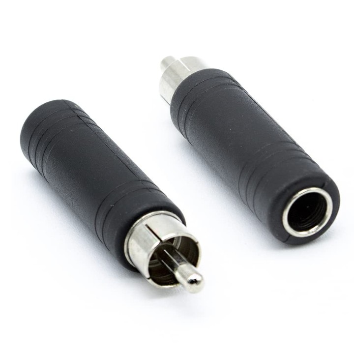 Adaptateur RCA mâle / 6.35 mono femelle Keen connect