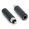 Adaptateur RCA mâle / 6.35 mono femelle Keen connect