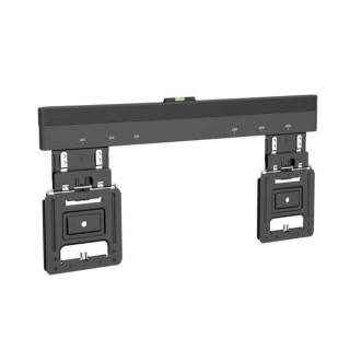 Neovo - Support mural fixe 43-65p VESA 400/200 75kg max - Acier noir AG Neovo
