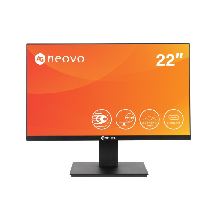 Neovo - Ecran 22p 16/9 Full HD 1920x1080 250 cd/m² - Noir AG Neovo