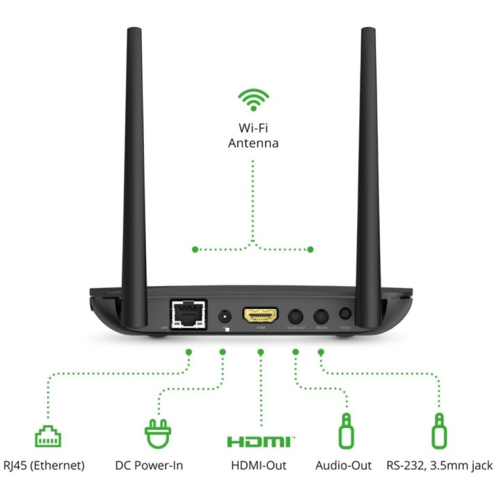 Système collaboratif sans fil Vivitek NC-X700 | 4K | Miracast Vivitek