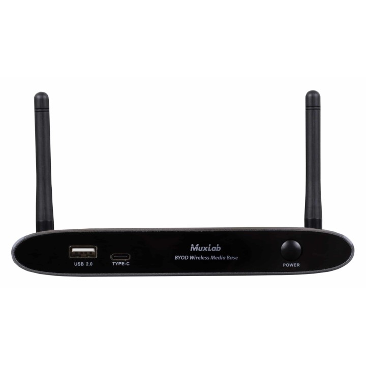 Système collaboratif HDMI/USB-C Muxlab 500826 | 4 écrans max | partage sans fil sécurisé Muxlab