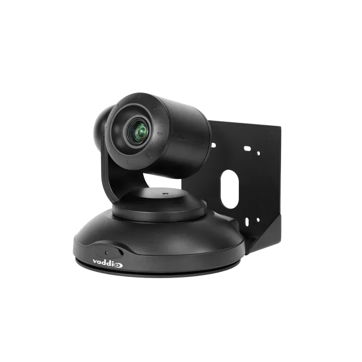 Kit visioconférence Vaddio EASYIP-MIXER-KIT-N | caméra IP noire | mixer + switch intégrés