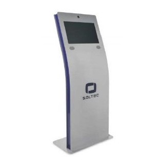 Borne kiosque Soltec SOL-SKCV173W-28 | écran tactile 17,3" wide | Intel Atom 1,83 GHz | 2 Go RAM Soltec