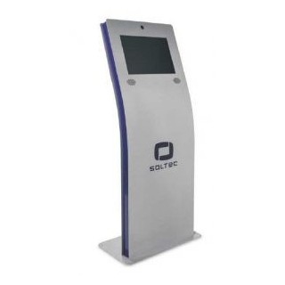 Borne tactile Soltec SOL-SKCV190M-28 | 19" kiosk | Intel Atom 1,83GHz 2GB 250GB HDD Soltec