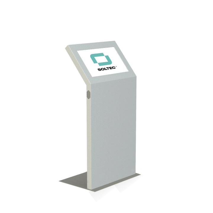 Borne kiosk Soltec SOL-SKSK215K-18 | écran 21,5" wide | clavier IP65 Soltec