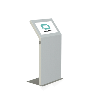 Borne kiosk tactile Soltec SOL-SKSK215M-28 | 21,5" wide | Intel Atom 1,83 GHz Soltec