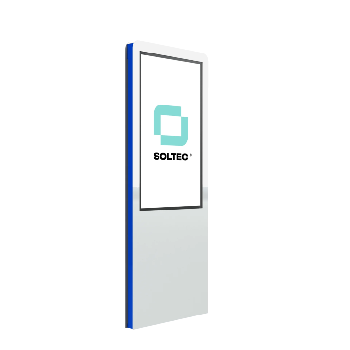 Totem d’affichage 32" Soltec SOL-SMUP320M-10 | Full HD | portrait design arrondi Soltec