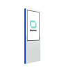 Totem digital multimedia Soltec SOL-SMUP460F-10 | 46" portrait | acier peint, bords larges Soltec
