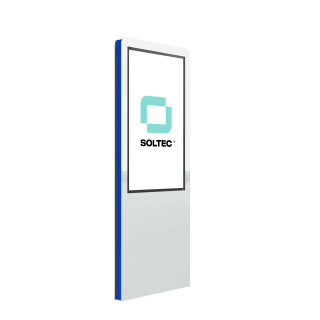 Totem digital multimedia 55" portrait Soltec SOL-SMUP550F-10 | acier peint | bords larges Soltec
