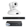 Kit de visioconférence IP Vaddio EASYIP-MIXER-KIT-B | caméra blanche + mixer + switch intégré
