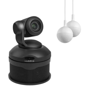 Kit caméra de conférence Vaddio CONFSHOTAV-CMIC2-N | zoom x10 | micro plafond CeilingMIC 2 noir