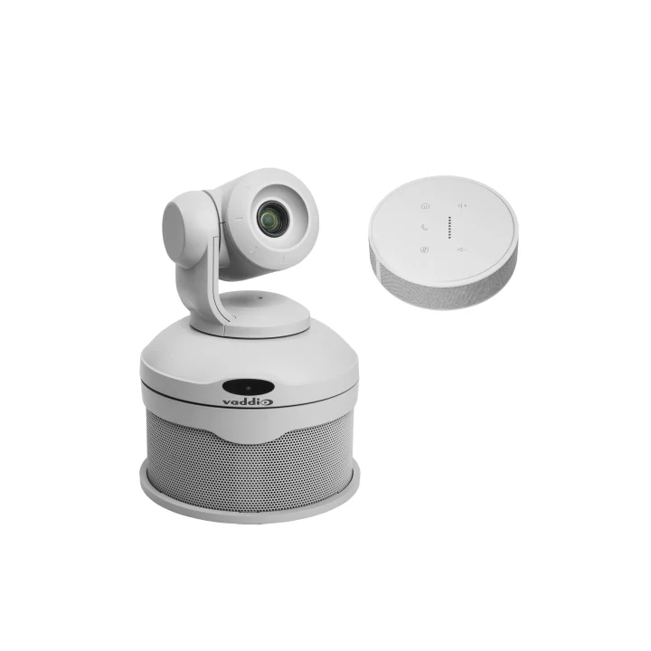 Kit caméra de conférence Vaddio CONFSHOTAV-TMIC1-B | zoom optique x10 | blanc