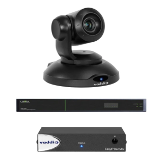 Système de visioconférence Vaddio EASYIP-ECOSYS-10-N | Easy IP | décodeur + switch noir