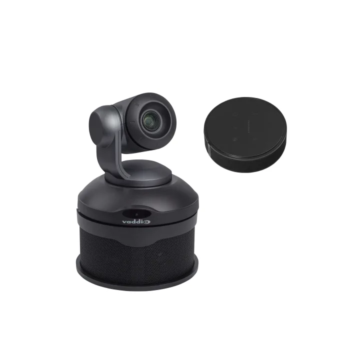 Kit caméra de conférence Vaddio CONFSHOTAV-TMIC1-N | zoom x10 | micro de table TableMIC 1 noir