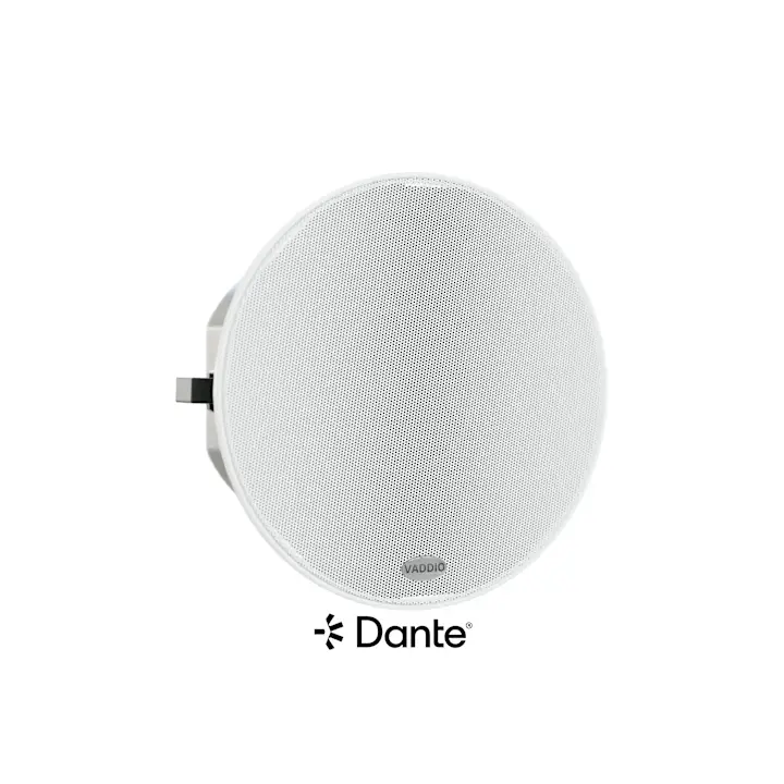 Enceinte de plafond Vaddio VA-999-86650-000 | EasyIP | Dante