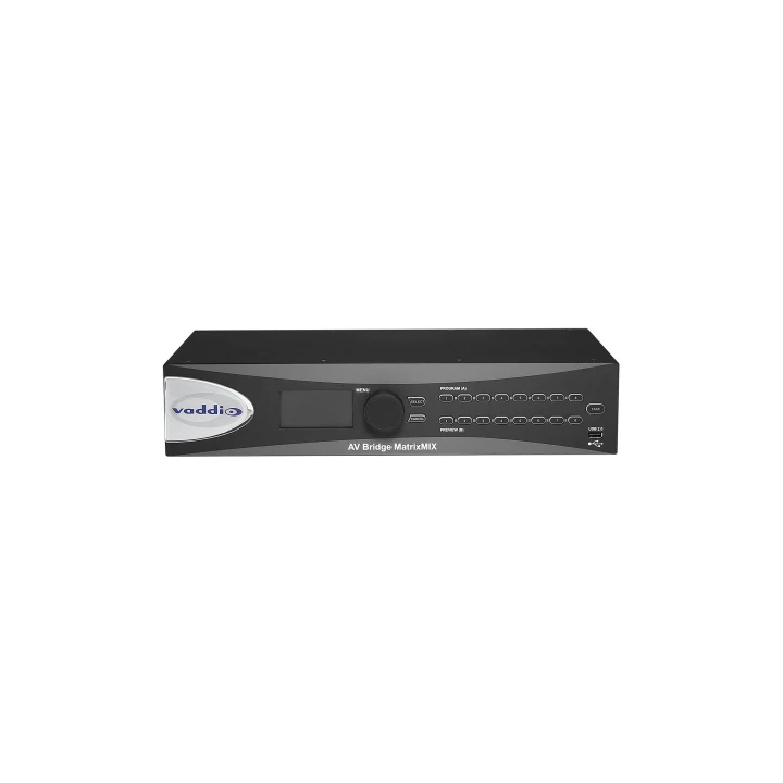 Matrice audio/vidéo Vaddio VA-999-5660-001 | Bridge AV MatrixMIX | mixage et routage AV simultanés