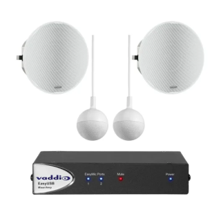 Bundle audio USB Vaddio VA-999-86600-001 | 2 micros | enceintes de plafond