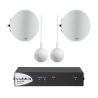Bundle audio USB Vaddio VA-999-86600-001 | 2 micros | enceintes de plafond