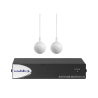 Interface audio plafond Vaddio EASYUSB-MICPOD-2 | 2 micros plafond | blanc | EasyUSB