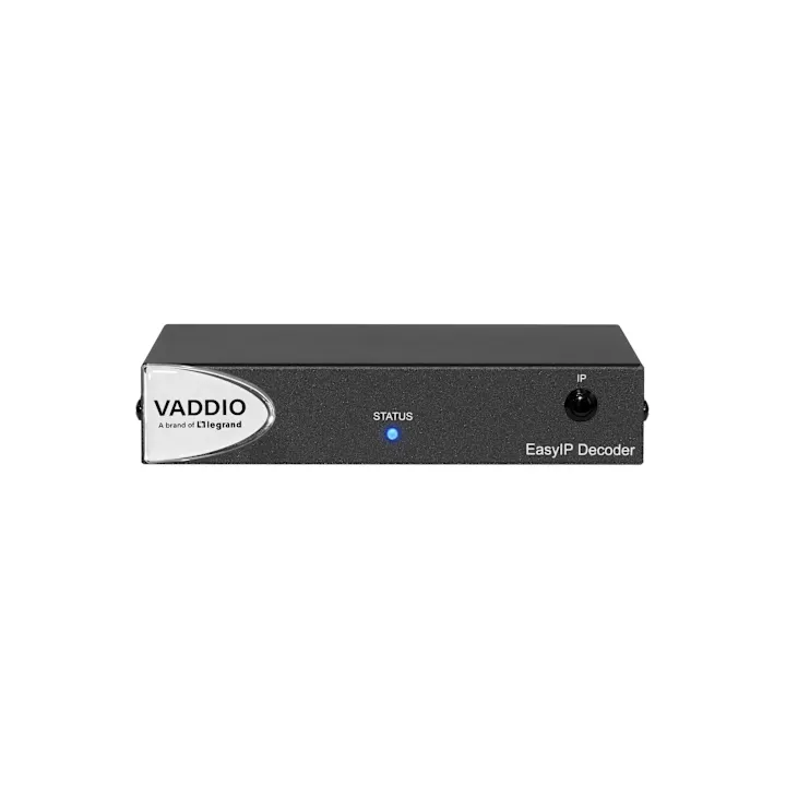 Décodeur AV/IP Vaddio EASYIP-DECODER | streaming AV/IP | contrôle 4 caméras