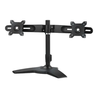 Support bureau double écrans AG Neovo DMS01D | Socle stable | Réglage hauteur/inclinaison pivot rotation 360°