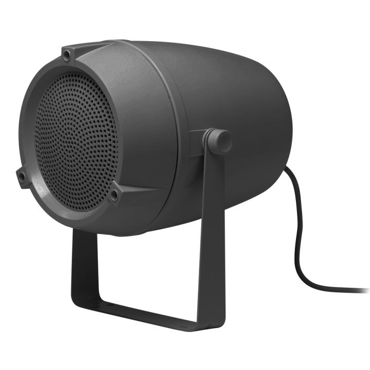 Projecteur de son NOIR 20 W/8 Ohms, 16/8/4/2 W / 100 V Rondson