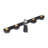 Support pour 4 micros - Fixation par filetage 5/8 Rondson