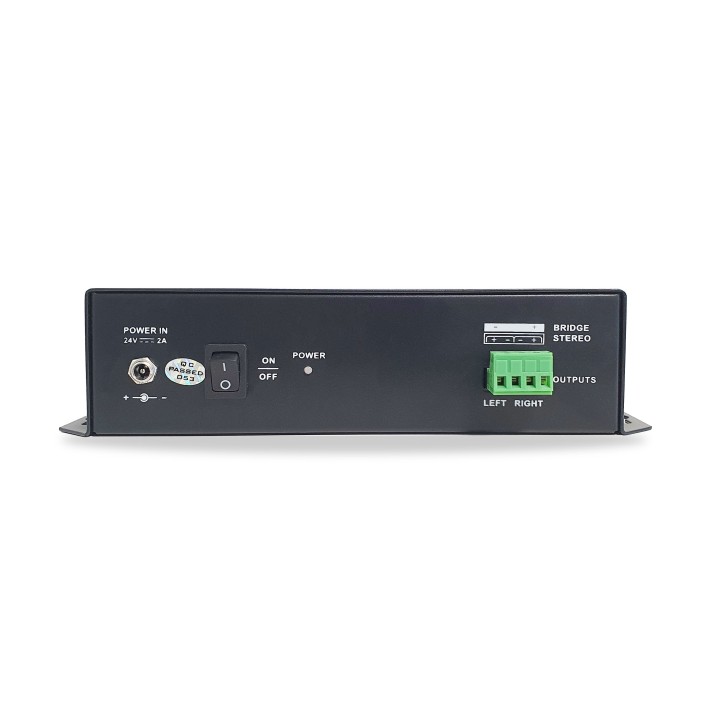 Ampli-préampli 120 W - 6 entrées - carillon - USB/FM - 4? - 19p 2U Rondson