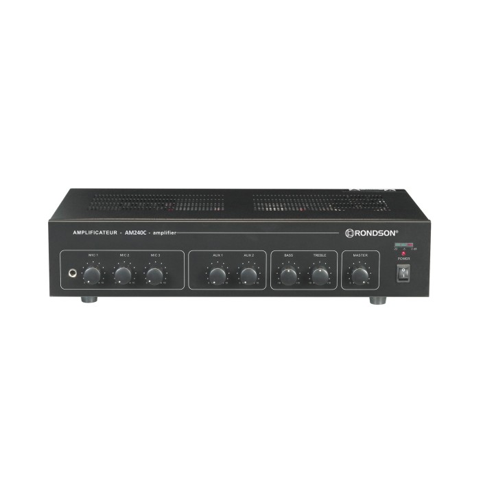Ampli-préampli mixte 240W - 6 entrées - carillon - 8 Ohms Rondson