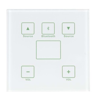 Platine murale tactile selection sources, bluetooth, volume AMX-4 Rondson