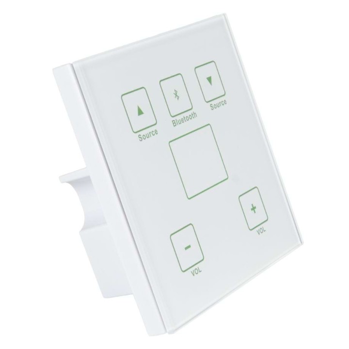 Platine murale tactile selection sources, bluetooth, volume AMX-4 Rondson