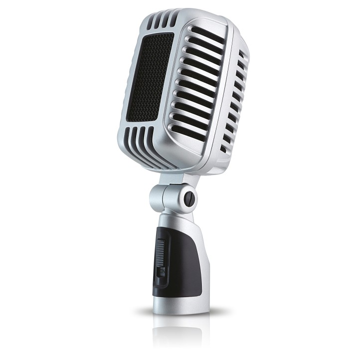 Microphone dynamique Vintage Metallique Rondson