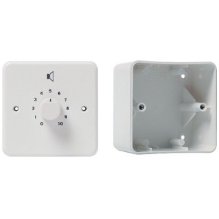 Atténuateur 36 W/100 V - 10 positions - boîtier plastique Rondson