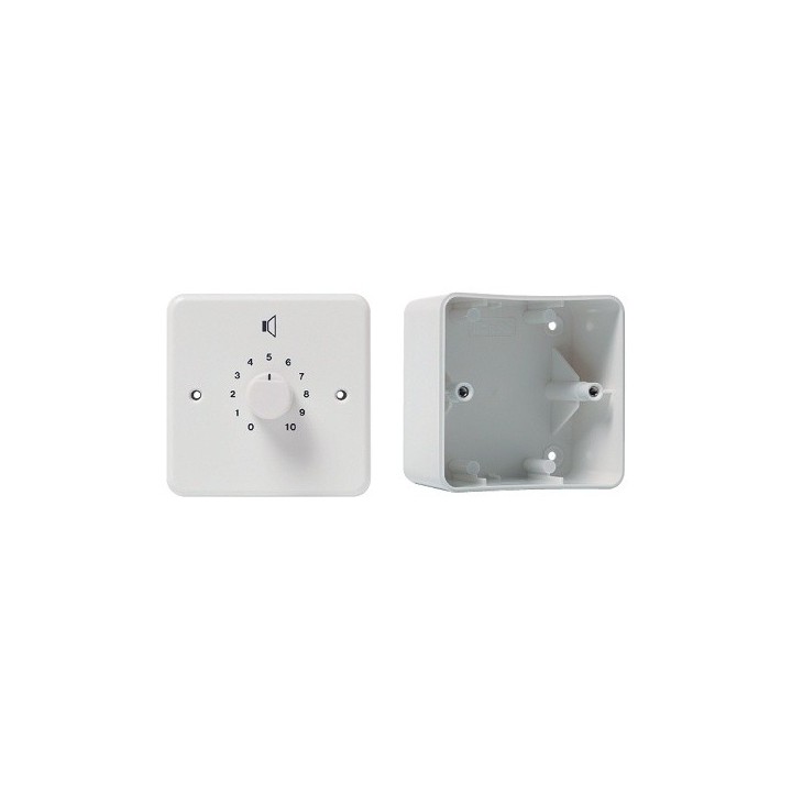 Atténuateur 36 W/100 V - 10 positions - boîtier plastique Rondson