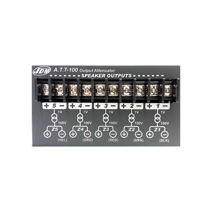 Adaptateur de niveau lignes 100 V à 1 V (série ZA-PS) Rondson