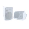 Enceinte active 2 x 35 W + enceinte passive (blanches) Rondson