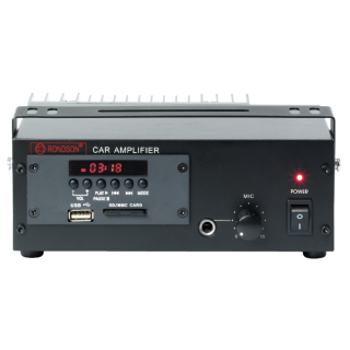 Ampli-préampli compact 40 W avec lecteur USB/SD/MMC, 1 entrée MIC Rondson