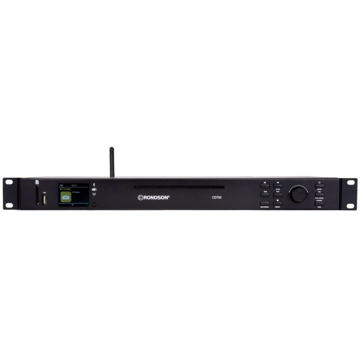Coffret Tuner AM/FM & Lecteur CD MP3, av.TC, 19''1U Rondson