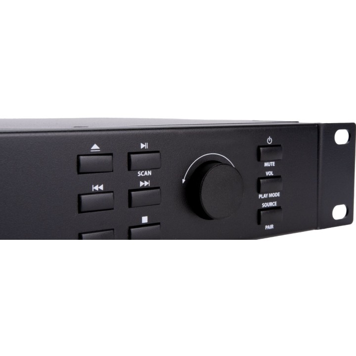 Coffret Tuner AM/FM & Lecteur CD MP3, av.TC, 19''1U Rondson