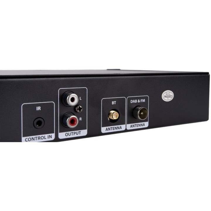 Coffret Tuner AM/FM & Lecteur CD MP3, av.TC, 19''1U Rondson