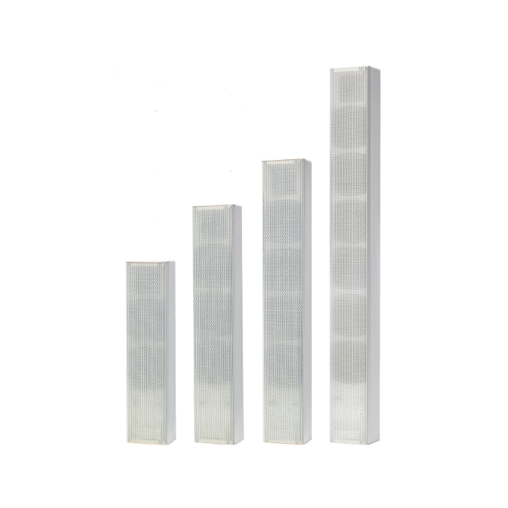 Colonne acoustique acier (gris clair) - 2 voies - 8 Ohms direct Rondson