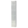 Colonne acoustique acier (gris clair) - 2 voies - 8 Ohms direct Rondson